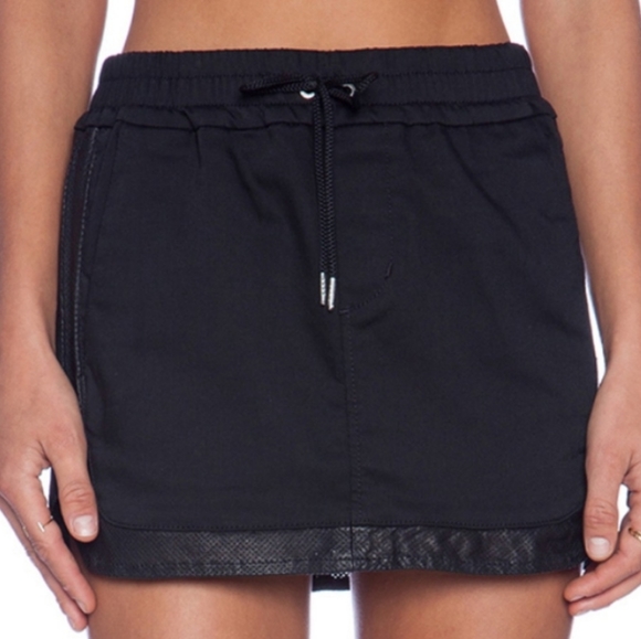 🦩NWT Joe's Leather Dance Jogger Skirt Tao sz XS - Picture 2 of 8